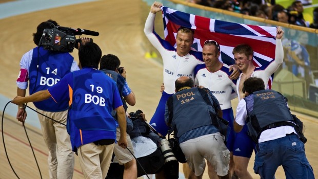 Jamie in Team Sprint Beijing ©Chas Pope