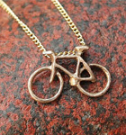 Green Goat Designs Bike Necklace