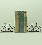 Bike Bookends £40 Bike Bookends £40