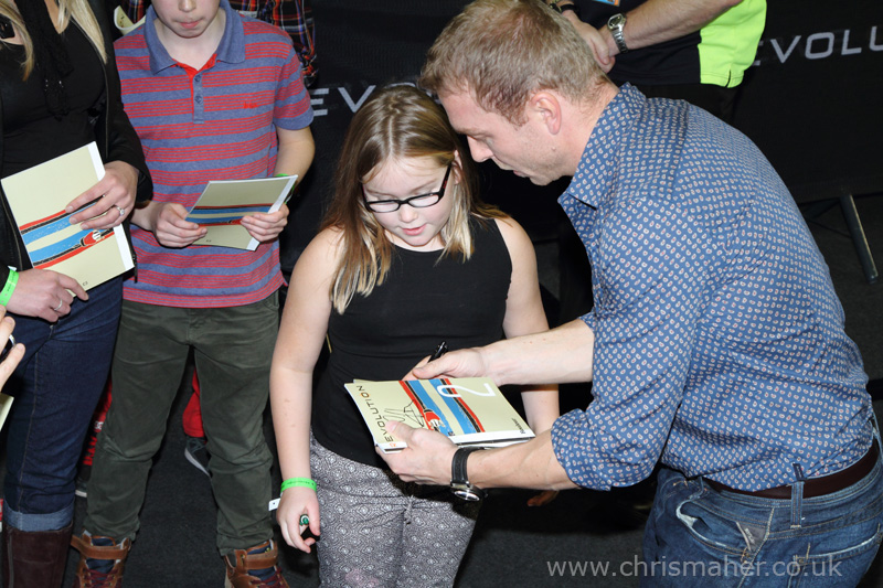 Chris Hoy meets his public - Revolution 42 | Sir Chris Hoy Velodrome - Glasgow - Image ©www.ChrisMaher.co.uk