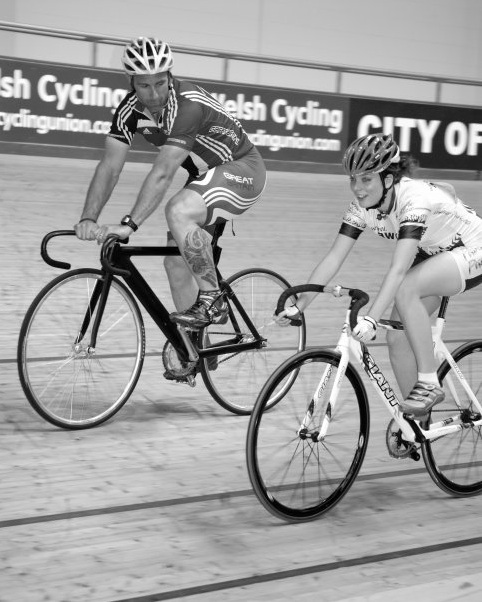 Jamie coaching Holly Swarbrick at Manchester ©Copyright Guy Swarbrick
