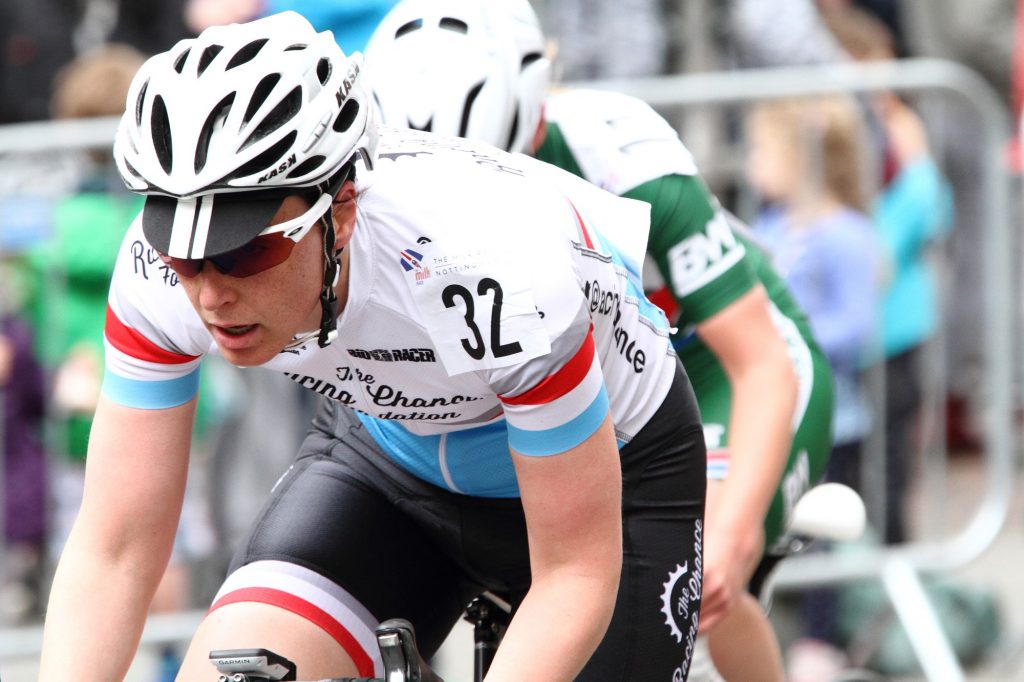 Women's Milk Race 2015 in Nottingham... 1: Laura Trott - Matrix Fitness 2: Katie Archibald - Pearl Izumi Sports Tours Int'l 3: Katie Curtis - Pearl Izumi Sports Tours Int'l