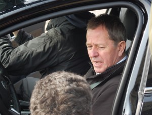 "So what does the pedal on the right do, again?" Martin Brundle is one of the finest racing drivers on earth - maybe the only thing he does better is present programmes about it. ©Paul Harris / Cycling Shorts