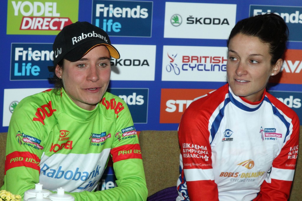 Friends Life Women's Tour 2014 | Stage Two | Marianne Vos & Lizzie Armitstead - ©Cycling Shorts / www.chrismaher.co.uk