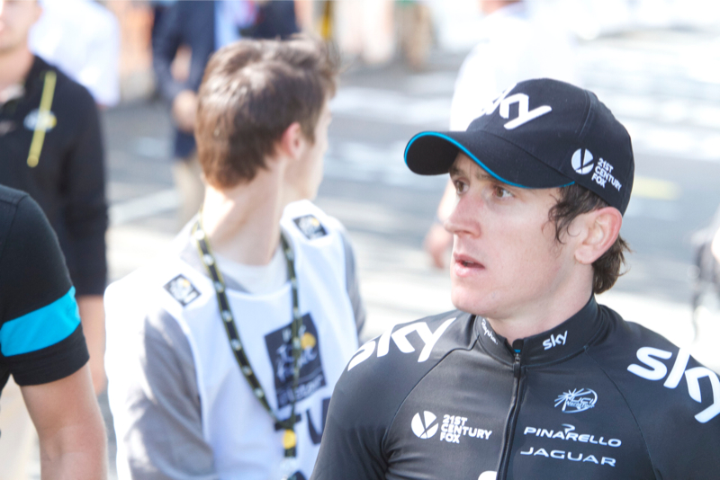 Geraint Thomas Stage 1 Finish Tour de France 2014