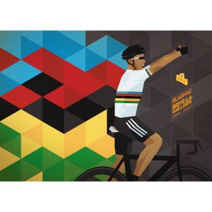Signed Art Print - 2012 Tour de France Stage 18 - Mark Cavendish