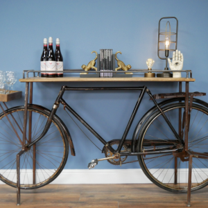 Recycled Bike Side Table